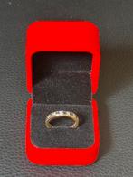 18 karaat gouden ring natuurlijke diamant en saffier 1.68ct!, Sieraden, Tassen en Uiterlijk, Ringen, 18 tot 19, Ophalen of Verzenden