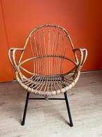 Rotan fauteuil Rohé Noordwold, Ophalen, Vintage Dutch Design, Minder dan 75 cm, 50 tot 75 cm