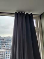 HEMA verduisterende gordijnen zilvergrijs 2 stuks, Huis en Inrichting, Ophalen, Verduisterend. Grote ringen., Zwart, Nieuw