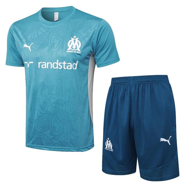 Nieuw Olympique Marseille Kinderset – Shirt + Broekje – Bla, Sport en Fitness, Voetbal, Nieuw, Shirt, Verzenden