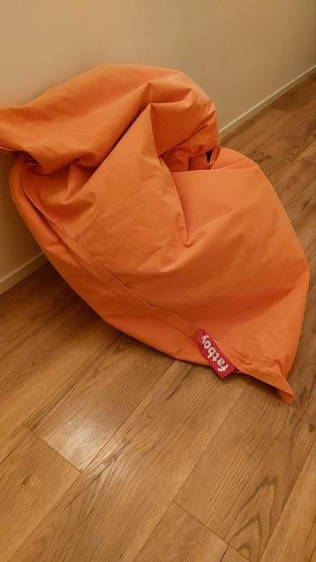 Hele grote Fatboy Zitzak - Oranje 165x140cm beschikbaar voor biedingen