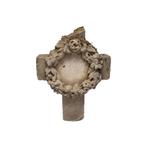 Oude Frans zandstenen graf ornament, Ophalen of Verzenden