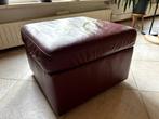 Stressless voetenbank met opbergruimte, Ophalen, Gebruikt, 50 tot 75 cm, Leer
