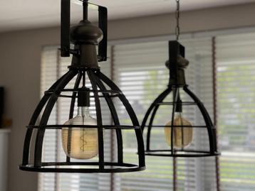2 mooie industriele grote hanglampen TOP!! beschikbaar voor biedingen