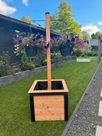 Bloembak van Douglas hout, Tuin en Terras, Bloembakken en Plantenbakken, Ophalen of Verzenden, Nieuw, Vierkant, Hout