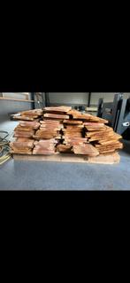 Schaaldelen 70/75 stuks, 18mm dik, 18/20cm breed, 140cm, Doe-het-zelf en Verbouw, Hout en Planken, Ophalen, Gebruikt, Minder dan 25 mm