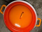 Grote Le Creuset braadpan - 40+ cm doorsnede als nieuw, Ophalen, Zo goed als nieuw, Koekenpan of Braadpan, Gietijzer