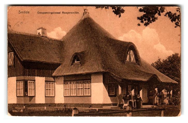 Smilde, Ontspanningslocaal Hoogersmilde, Verzamelen, Ansichtkaarten | Nederland, Gelopen, Drenthe, 1920 tot 1940, Verzenden