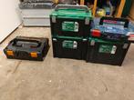Hikoki & Bosch Systainers - Gereedschapskoffers, Ophalen of Verzenden, Gebruikt