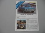 FT 695 FIAT 132 2000 Injectie. 1980. Folder, Ophalen of Verzenden, Zo goed als nieuw, Overige merken