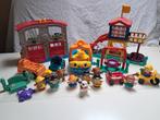 Fisher Price Little People (brandweer/speeltuin/vissersboot), Ophalen of Verzenden, Gebruikt, Speelset