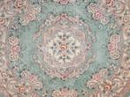 Handgemaakt oriental rond wol Aubusson tapijt 200x200cm, Huis en Inrichting, 200 cm of meer, Aubusson Frans floral Oriental hype