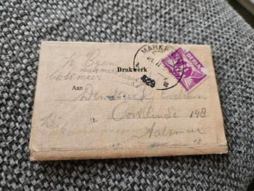 Aalsmeer oosteinde 1929 envelop. beschikbaar voor biedingen