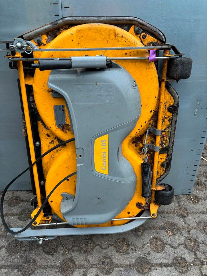 Stiga Maaidek Combi 105 - Gebruikt, Tuin en Terras, Grasmaaiers, Gebruikt, Benzine-grasmaaier, 50 cm of meer, Cirkelmaaier, Opvangzak