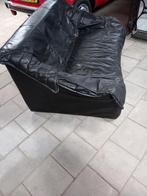 Mooie lederen 2-zits bank, Gebruikt, Tweepersoons, Leer, Ophalen of Verzenden