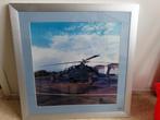 Ingelijste foto Apache gevechtshelicopter, 50 tot 75 cm, Nieuw, Ophalen of Verzenden, Foto of Poster