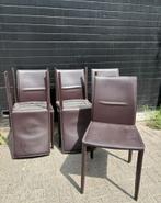 Nette eetkamerstoelen horecastoelen 6 stuks, Ophalen of Verzenden, Zo goed als nieuw, Vijf, Zes of meer stoelen