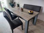 Eetkamerset in zeer nette staat!, Huis en Inrichting, Ophalen, 50 tot 100 cm, Zo goed als nieuw, 150 tot 200 cm