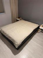 Compleet IKEA Nordli bed // 140x200 cm // Zwart, Ophalen, Zwart, Tweepersoons, 140 cm