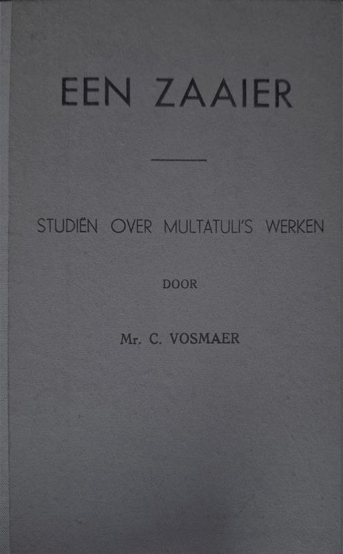 Een zaaier. Studiën over Multatuli’s Werken. (1884), Antiek en Kunst, Antiek | Boeken en Bijbels, Verzenden