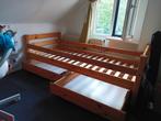 Stevig houten bed met laden - Flexa, Ophalen, 85 tot 100 cm, Gebruikt, Lattenbodem
