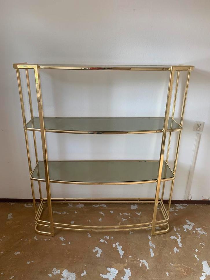 Wandmeubel Italian by Morex Hollywood Regency jaren 70., Huis en Inrichting, Kasten | Wandmeubels, Zo goed als nieuw, Minder dan 150 cm