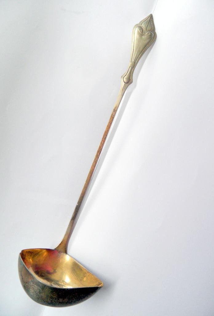 WMF Punchlepel. verzilverd & verguld. ca. 1880, Antiek en Kunst, Antiek | Bestek, Ophalen of Verzenden
