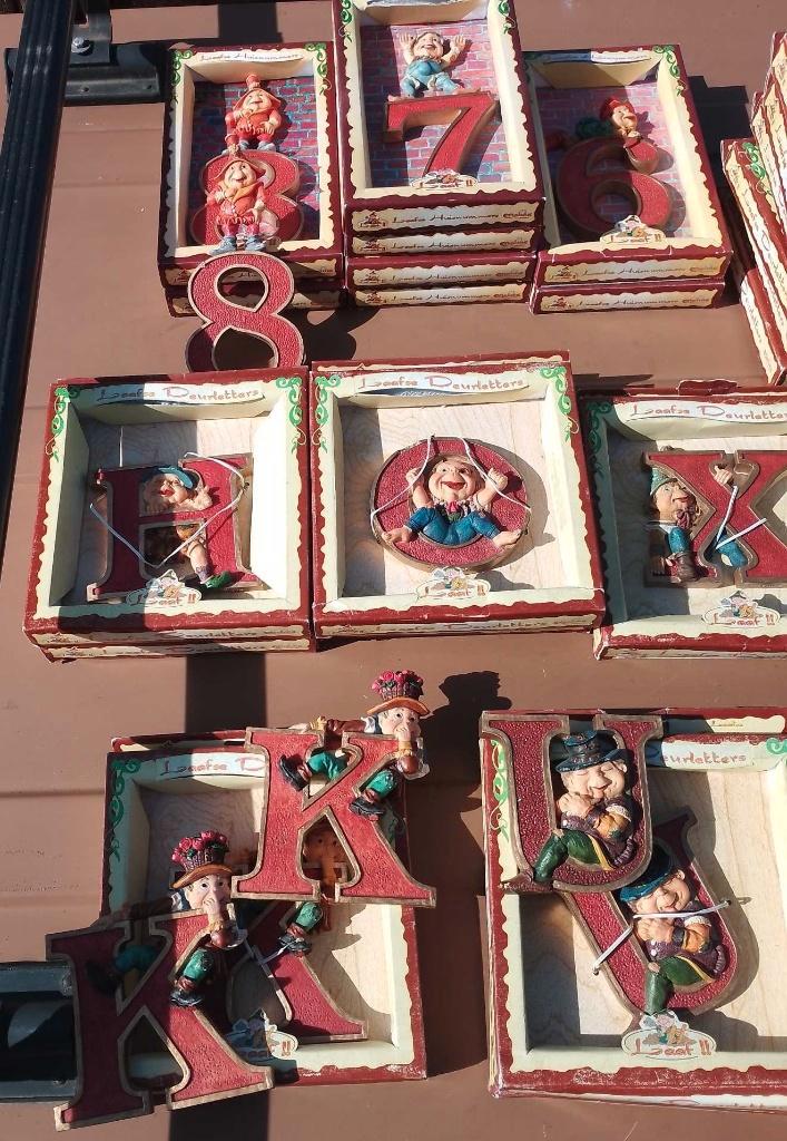 Laaf Letters en cijfers, Verzamelen, Efteling, Zo goed als nieuw, Beeldje of Poppetje, Ophalen of Verzenden