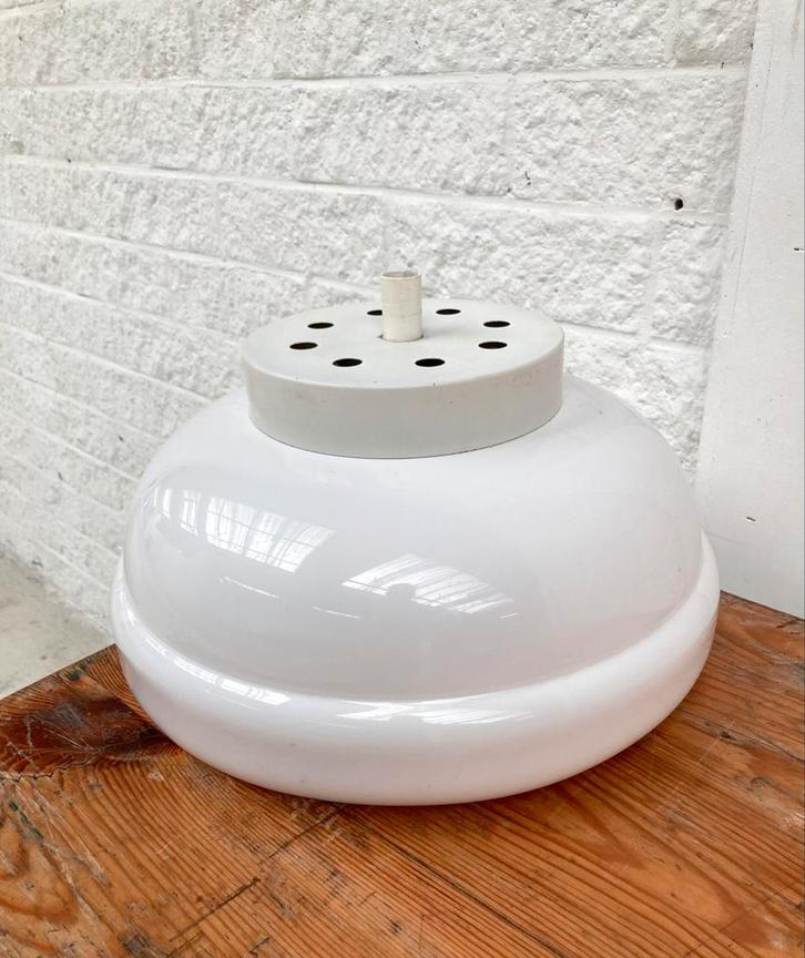 Vintage lampenkap, Huis en Inrichting, Lampen | Lampenkappen, Gebruikt, 25 tot 50 cm, Rond, Ophalen of Verzenden