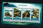 togo 2016 pf blok schildpadden reptielen turtles 2, Ophalen of Verzenden, Postfris, Dier of Natuur