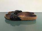 Birkenstock 38 | Zwarte slippers | Gratis verzenden, Kleding | Dames, Slippers, Verzenden, Zwart, Zo goed als nieuw