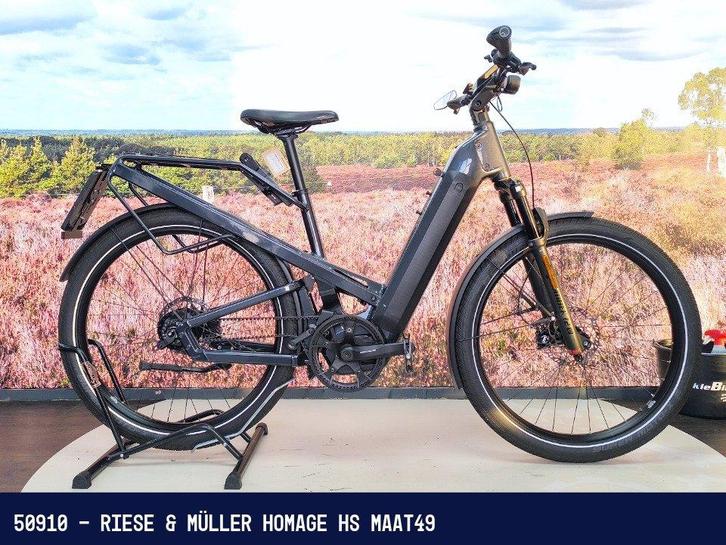 Riese & Müller Homage-GT rohloff 1250Wh HS - 2105km Deepsea, Fietsen en Brommers, Elektrische fietsen, Gebruikt, Overige merken