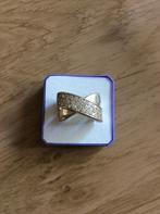 Zilveren ring 17,5 mm, Ophalen of Verzenden, Zo goed als nieuw, 17 tot 18, Dame