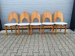 Glostrup Spoonback 5x, Huis en Inrichting, Stoelen, Ophalen, Hout, Scandinavisch design, Gebruikt