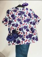 rozen Bloemen blouse paars 40 Julietta, Kleding | Dames, Maat 38/40 (M), Ophalen of Verzenden, Zo goed als nieuw, Paars