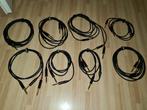 8x PD Connex Kabel 6.3 Stereo - 2x6.3 Mono, Ophalen of Verzenden, Nieuw, Instrument