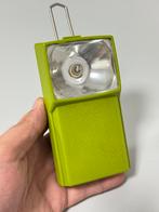Vintage groen Retro groene Zaklamp signaal lamp frans armor, Ophalen of Verzenden, A, Batterij, A
