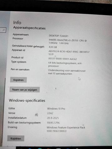 Chinees tablet windows beschikbaar voor biedingen