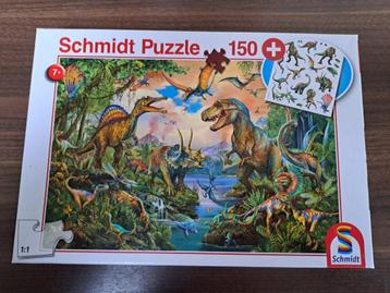 Schmidt Spiele Puzzel 56332 wilde dino's, 150 stukjes