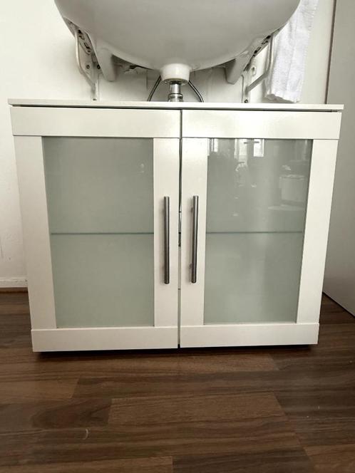 Wastafelkastje wit, Huis en Inrichting, Badkamer | Badkamermeubels, Zo goed als nieuw, Wastafelkast, Minder dan 100 cm, 50 tot 100 cm