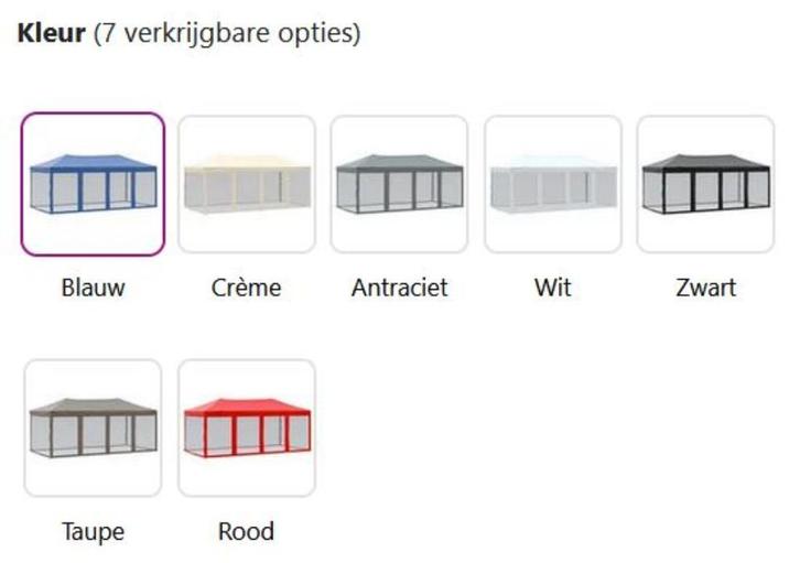 Partytent opvouwbaar paviljoen pagodetent 3x6 GRATIS BZRGD, Tuin en Terras, Partytenten, Nieuw, Partytent, 2 meter of meer, 5 tot 8 meter