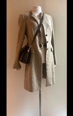 Purdey 38/40 wollen lange blazer jas beige, Kleding | Dames, Verzenden, Zo goed als nieuw, Maat 38/40 (M), Beige