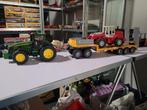 Trekker met dieplader, Ophalen of Verzenden, Zo goed als nieuw, Bruder, B