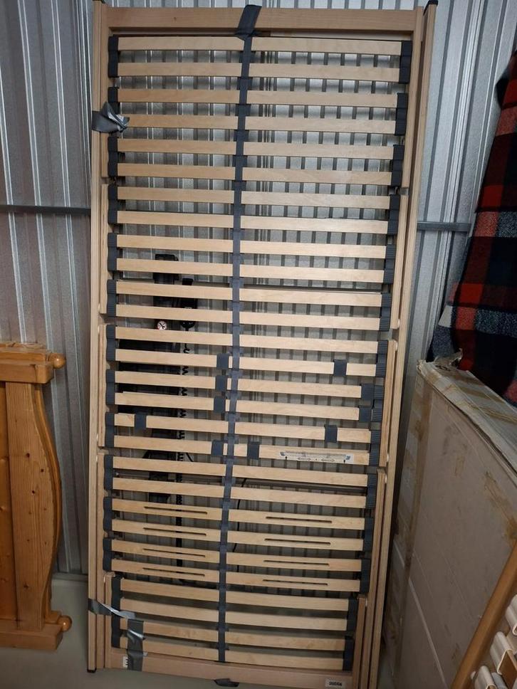Elektrisch Verstelbare Lattenbodem 90x200, Huis en Inrichting, Slaapkamer | Matrassen en Bedbodems, Gebruikt, Bedbodem, 90 cm