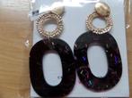 NIEUW: Feestelijke oorstekers van My Jewelry; nieuwprijs 19,, Overige materialen, Zwart, Nieuw, Ophalen of Verzenden