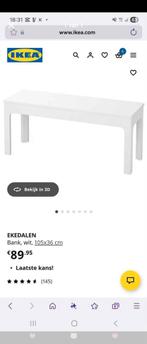 Bankje ikea ekedalen, Huis en Inrichting, Ophalen