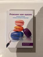 Proeven van succes - Sensorisch onderzoek, Boeken, Ophalen of Verzenden, Zo goed als nieuw, HBO