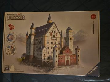 Ravensburger 3d schlot neuschwanstein puzzel 216 stukjes beschikbaar voor biedingen