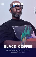 2 x tickets BLACK COFFEE 24 oktober ZIGGO DOME blackcoffee, Twee personen, Oktober