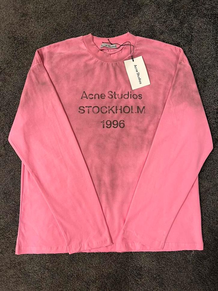 Acne Studios longsleeve, Kleding | Dames, T-shirts, Nieuw, Maat 36 (S), Roze, Lange mouw, Ophalen of Verzenden